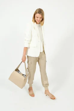 Cinq A Sept 5A7 Boucle Khloe Blazer in Gardenia