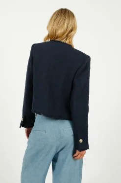 Cinq A Sept 5A7 Christie Jacket in Navy