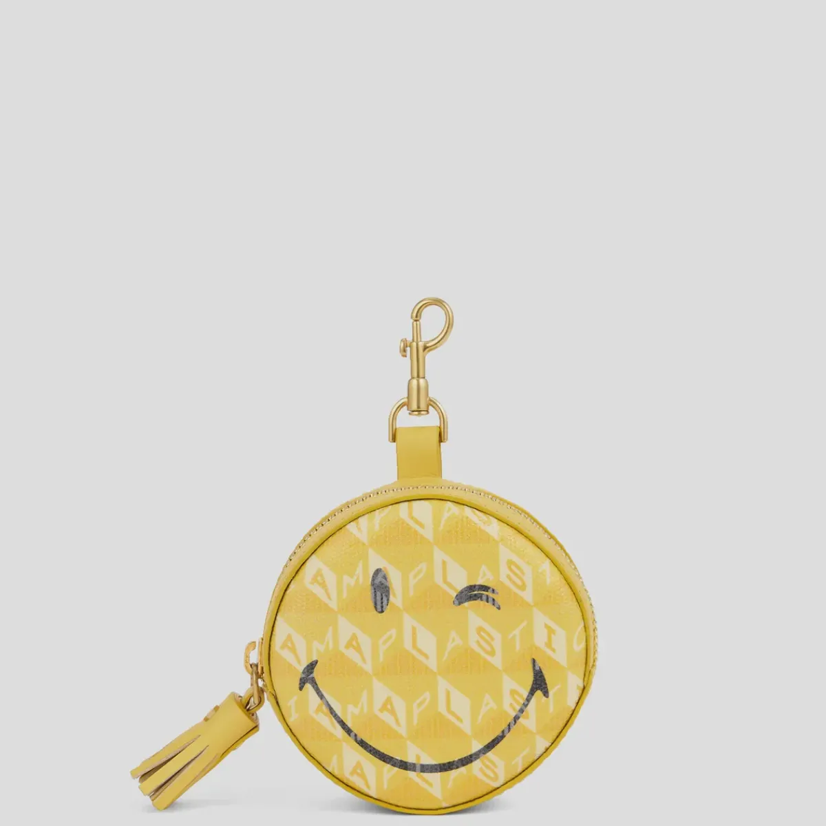 Anya Hindmarch AH Ear Pods Pouch Wink in Lemon