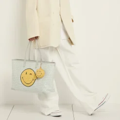 Anya Hindmarch AH Ear Pods Pouch Wink in Lemon