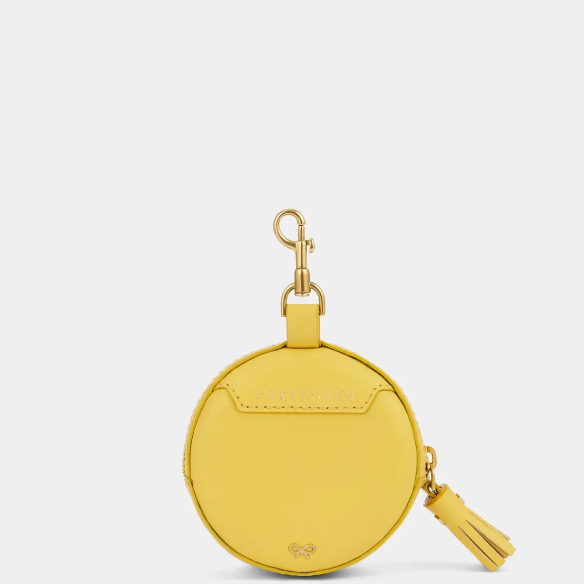 Anya Hindmarch AH Ear Pods Pouch Wink in Lemon