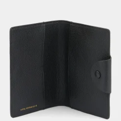 Anya Hindmarch AH Passport Case Eyes in Black