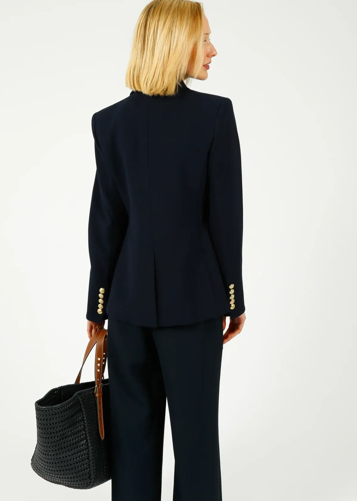 Anya Hindmarch AH The Neeson Square Tote in Marine