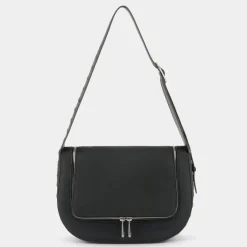 Anya Hindmarch AH Vere New Shoulder Bag with Studs in Black