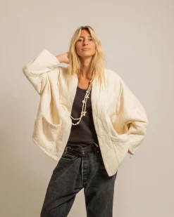 AOKYANOS Chicago Jacket in Creme