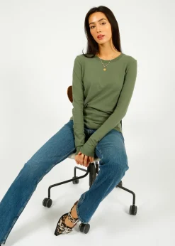 American Vintage AV Gaimpy LS Top in Tortue