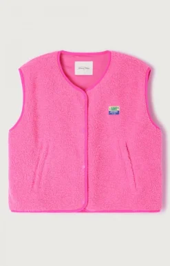 American Vintage AV Hoki Fleece in Pink Acid