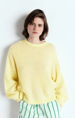 American Vintage AV Nenybay Knit in Lemon Curd