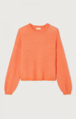 American Vintage AV Nenybay Knit in Orange fluro