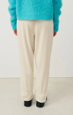 American Vintage AV Padow Trousers in Ecru