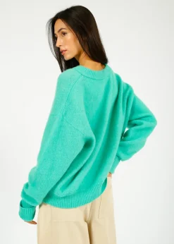 American Vintage AV Vitow Knit Jumper in Riviera Chine