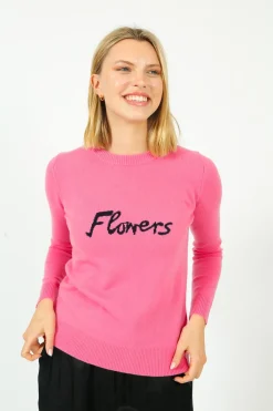 Bella Freud BF Flower Jumper in Pink