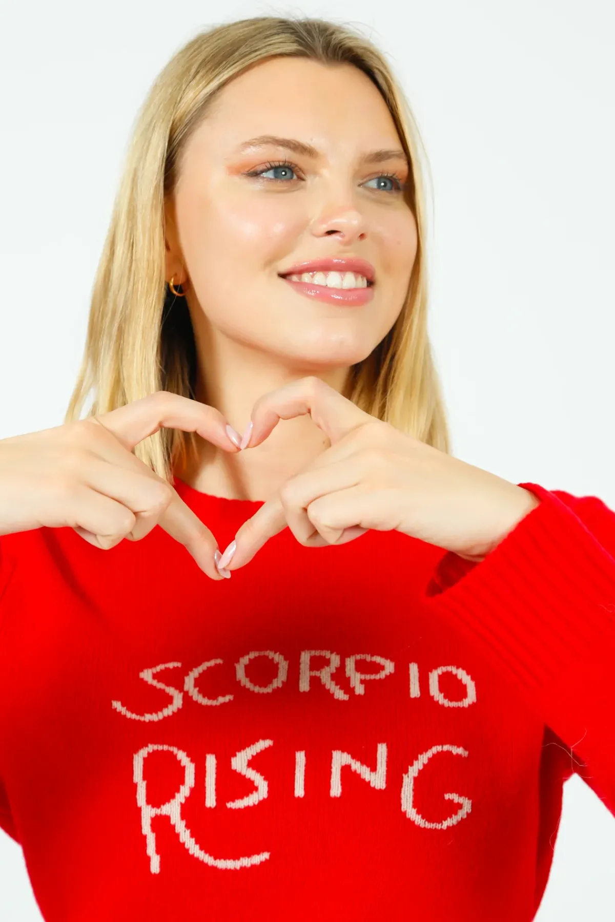Bella Freud BF Scorpio Rising Jumper in Red