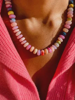 Bon Bon Jewellery Club BON BON Chunky Opal Tuttifrutti Necklace