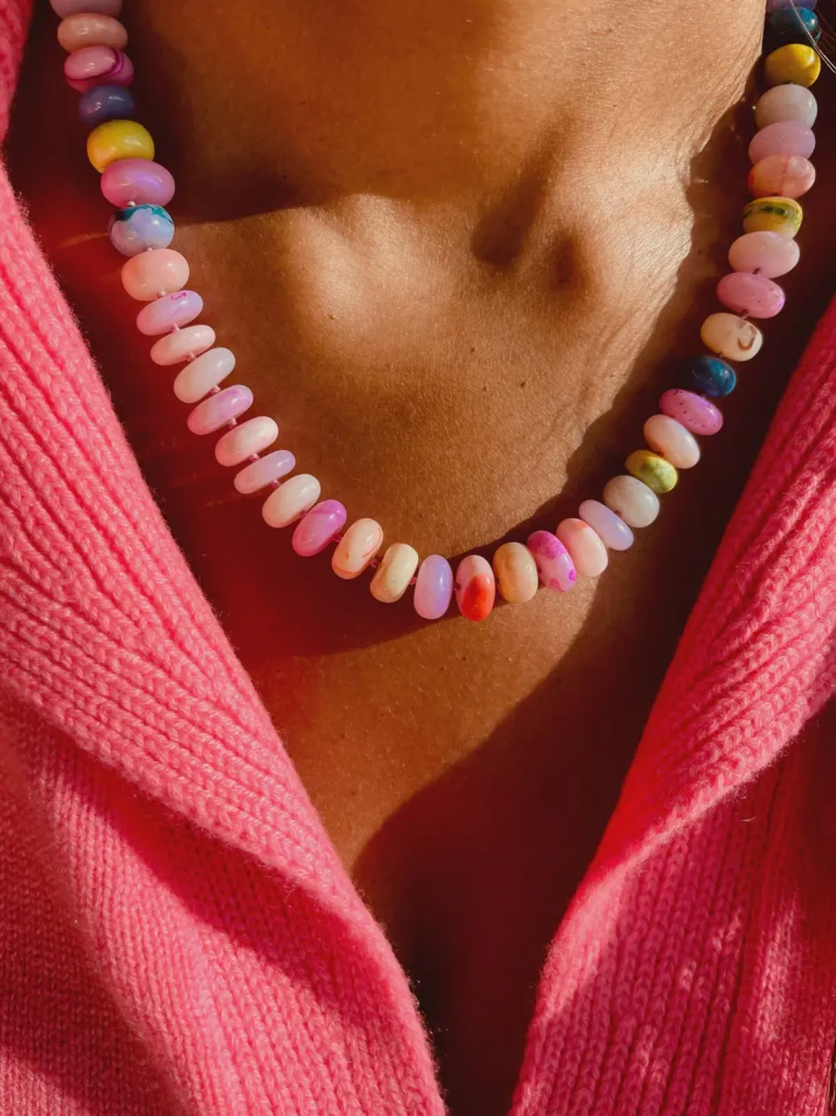 Bon Bon Jewellery Club BON BON Chunky Opal Tuttifrutti Necklace