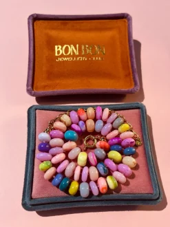 Bon Bon Jewellery Club BON BON Chunky Opal Tuttifrutti Necklace