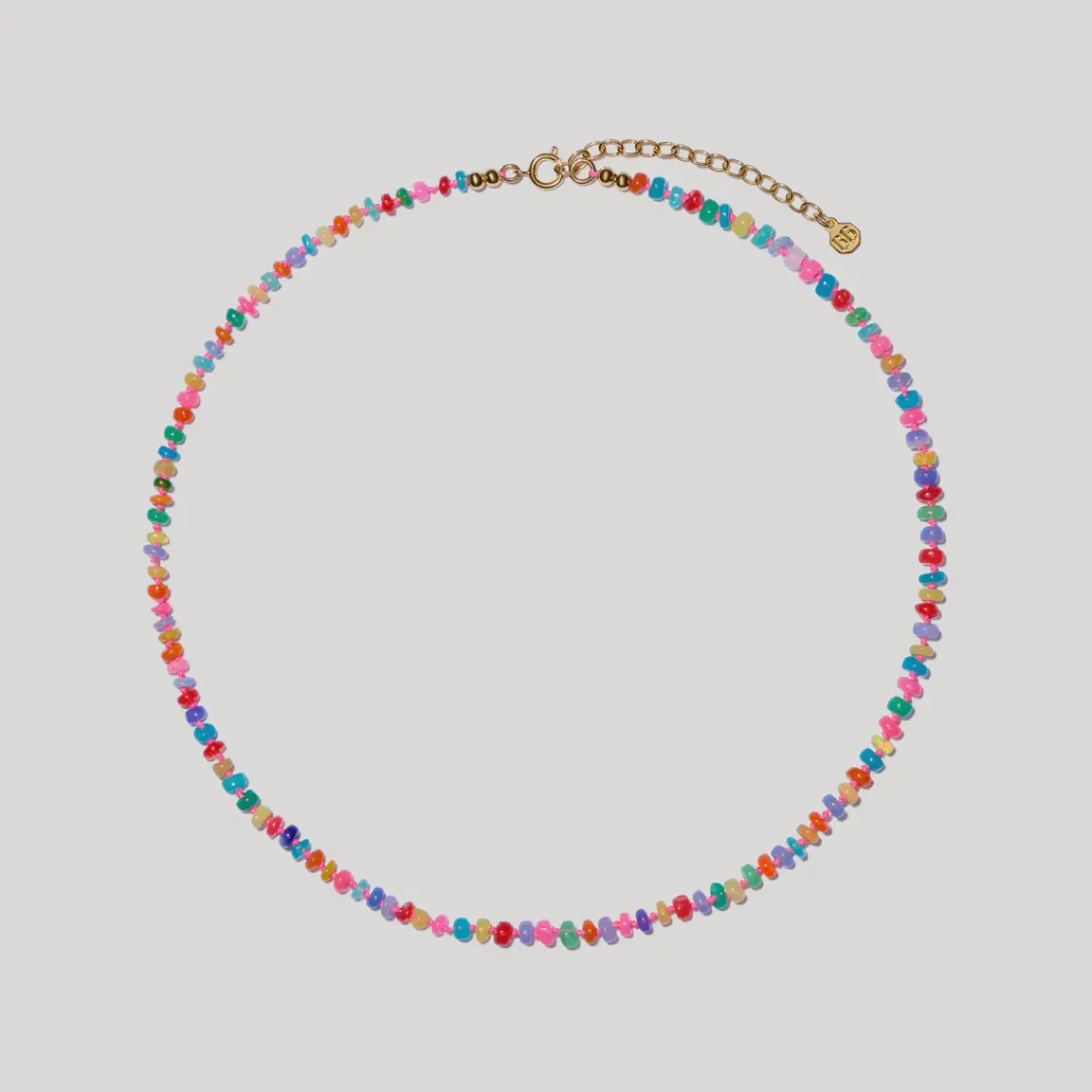 Bon Bon Jewellery Club BON BON Mixed Bubblegum Fire Opal Necklace