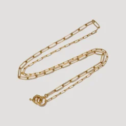 Bon Bon Jewellery Club BON BON Paper Clip Chain in Gold