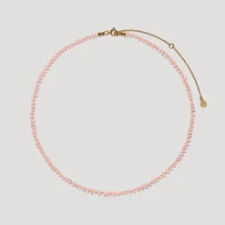 Bon Bon Jewellery Club BON BON Rainbow Moonstone with Neon Orange Thread