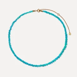 Bon Bon Jewellery Club BON BON Turquoise Fire Opal Necklace