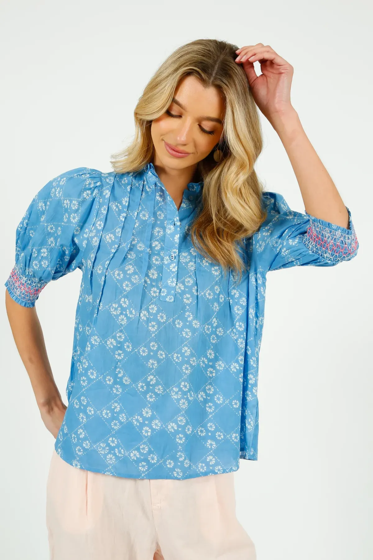 Bonte Loan Shirt in Chalk Blue