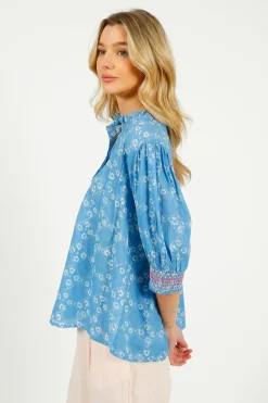 Bonte Loan Shirt in Chalk Blue