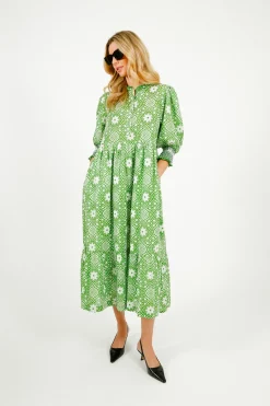 Bonte Loane Dress in Apple Green
