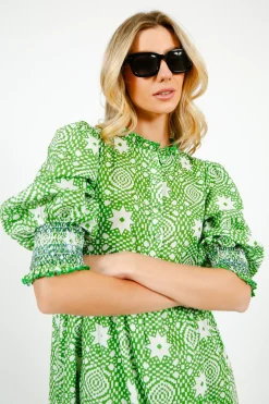 Bonte Loane Dress in Apple Green