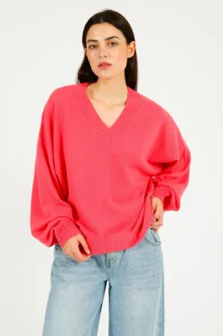 Colorush C-RUSH Sanita Oversized V in Rosebloom