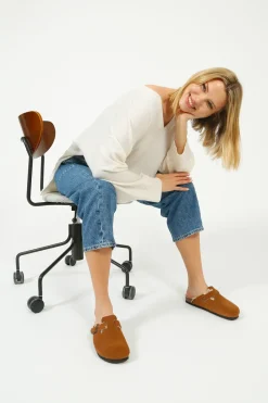 Colorush C-RUSH Simone Slouchy V in Organic White