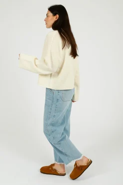 DAY Felice Soft Lambswool Jumper in Ivory