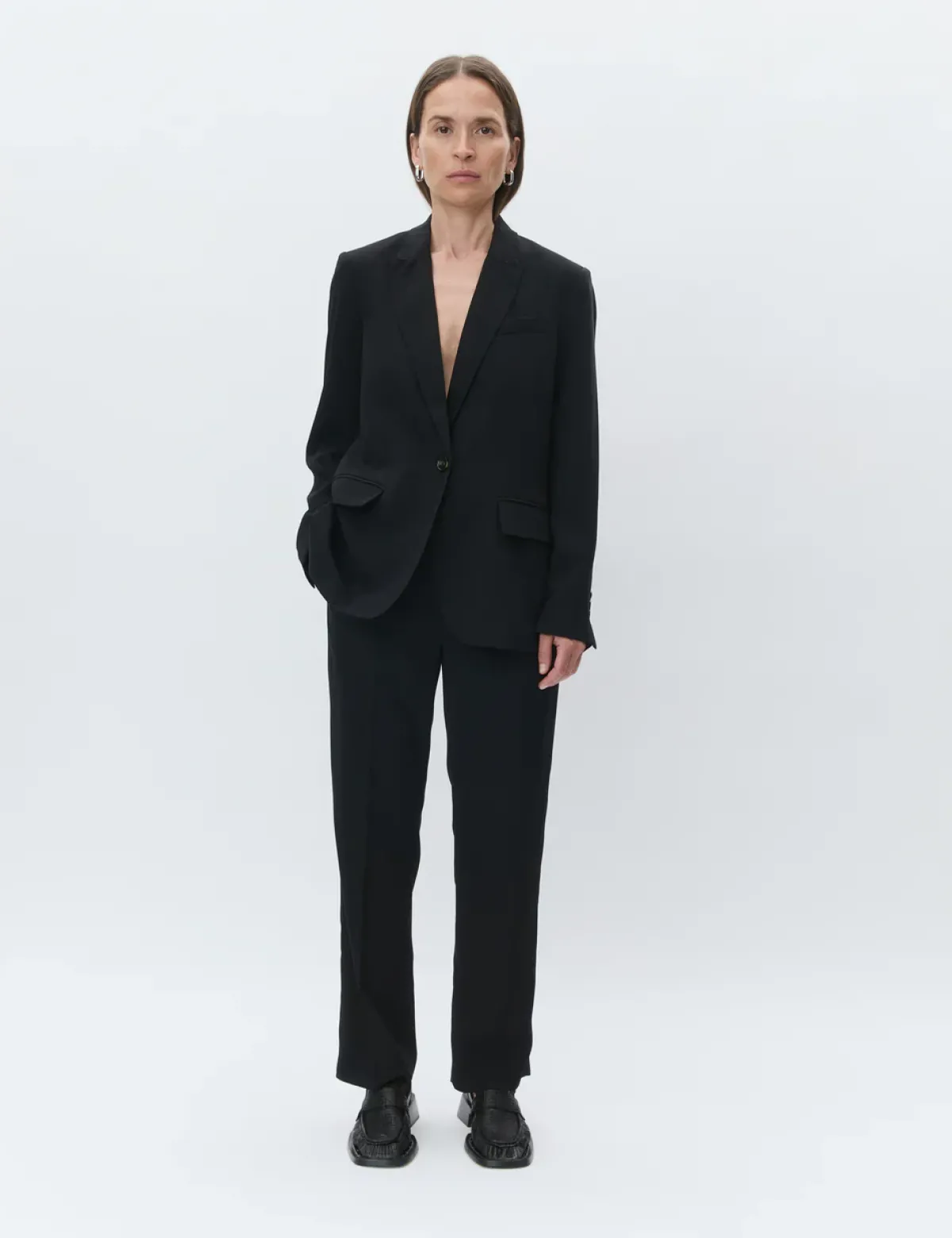 DAY Hector Classic Gabardine Blazer in Black