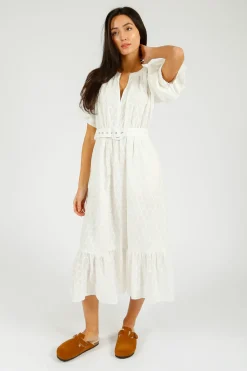 Diane Von Furstenberg DVF Polina Dress in Ivory