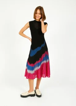 Diane Von Furstenberg DVF Rick Dress in Floating Block