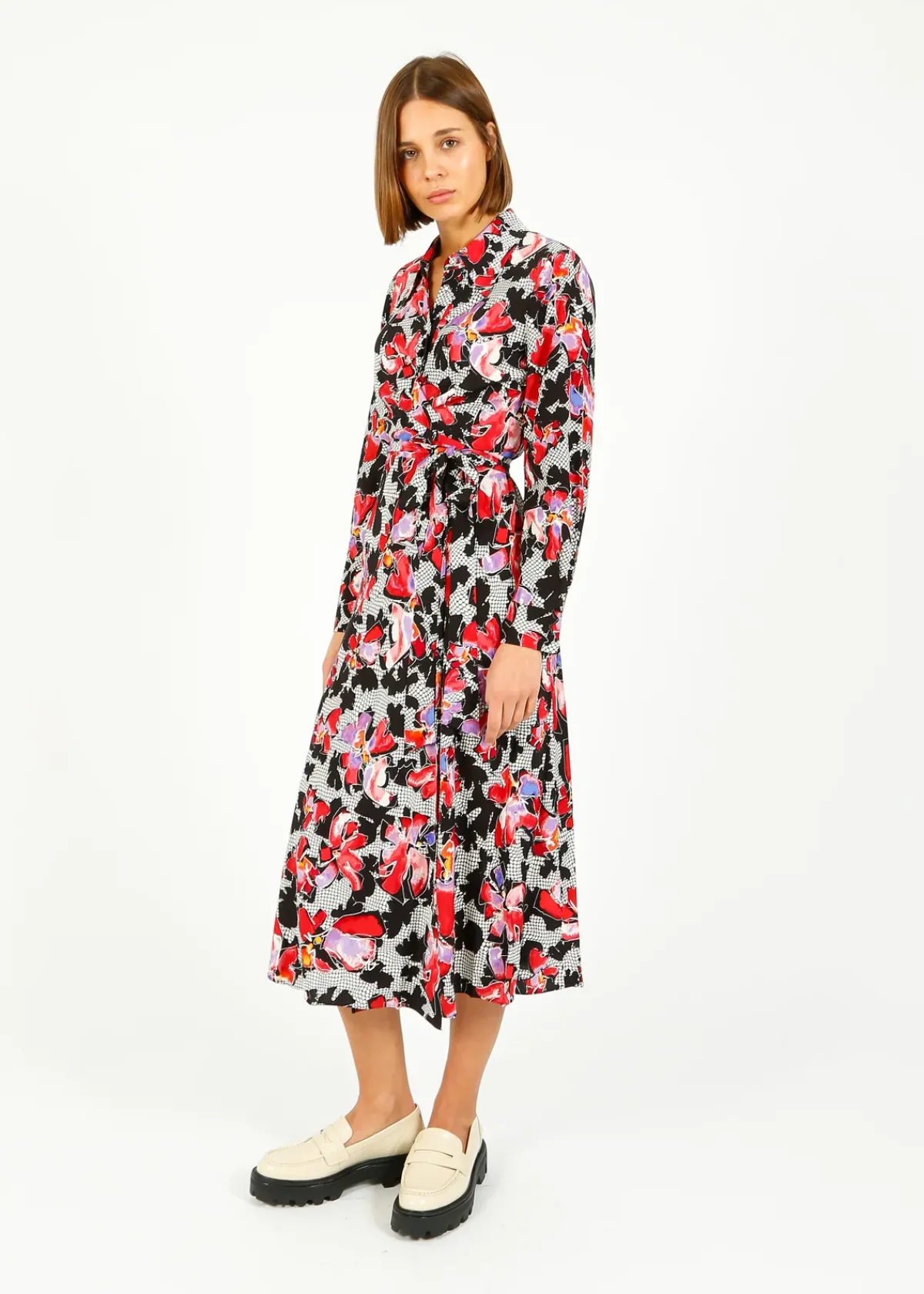 Diane Von Furstenberg DVF Tori Dress in Odette Floral