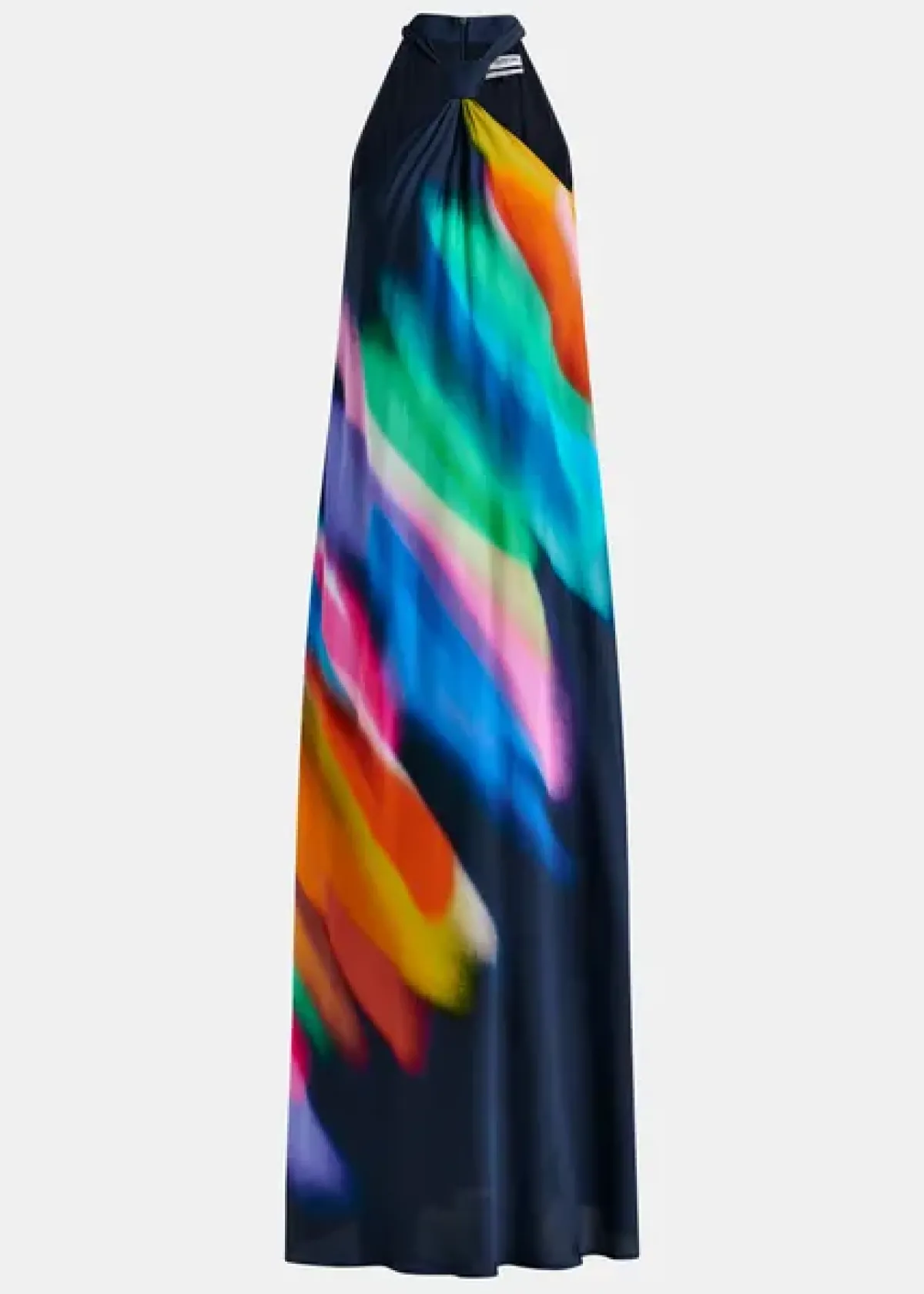 Essentiel Antwerp EA Halinki Knot Maxi Dress in Dark Sapphire