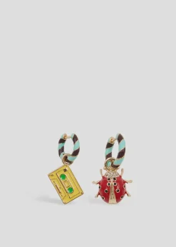 Essentiel Antwerp EA Harris Ladybug, Cassette Charm Earrings