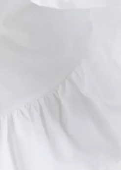 Essentiel Antwerp EA Haven Asymmetric Ruffle Top in White