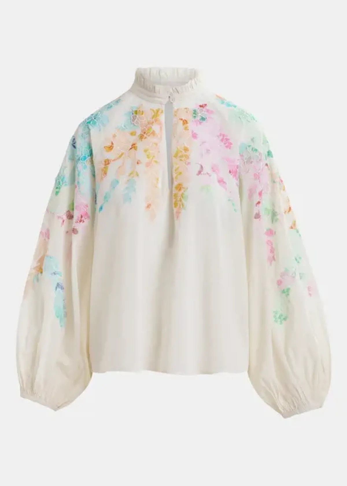 Essentiel Antwerp EA Hitrus Appliqued Top in Off White