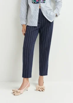 Essentiel Antwerp EA Host Carotte Leg Pants in Dark Sapphire