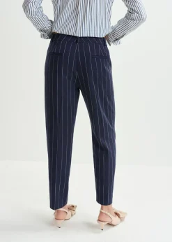 Essentiel Antwerp EA Host Carotte Leg Pants in Dark Sapphire