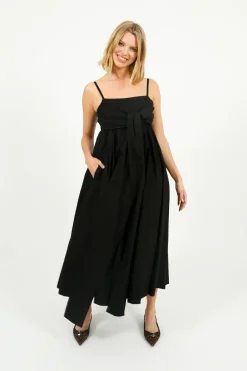 Emin Paul EP DR3209 Tie Front Dress in Black