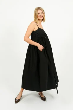 Emin Paul EP DR3209 Tie Front Dress in Black