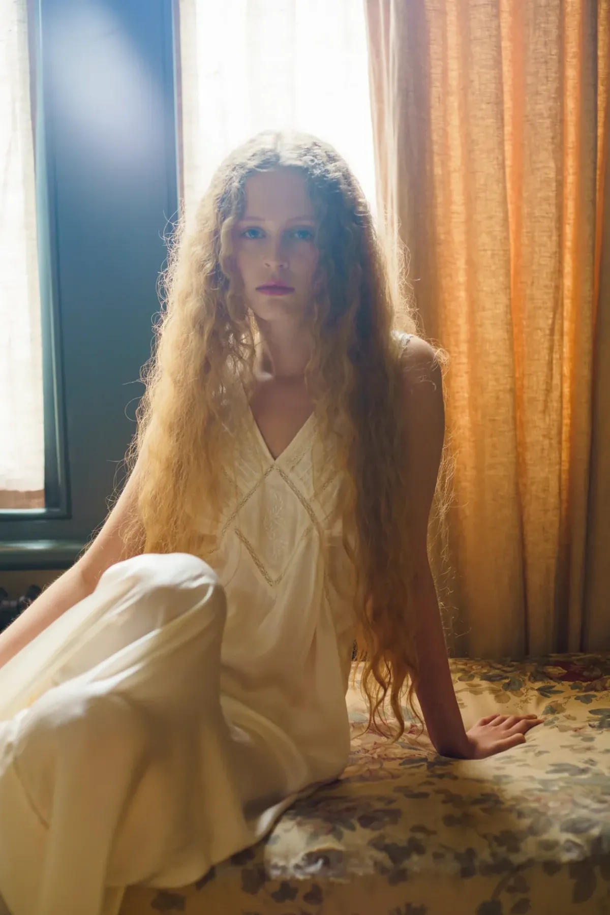 Faune Primrose Dress in Oyster