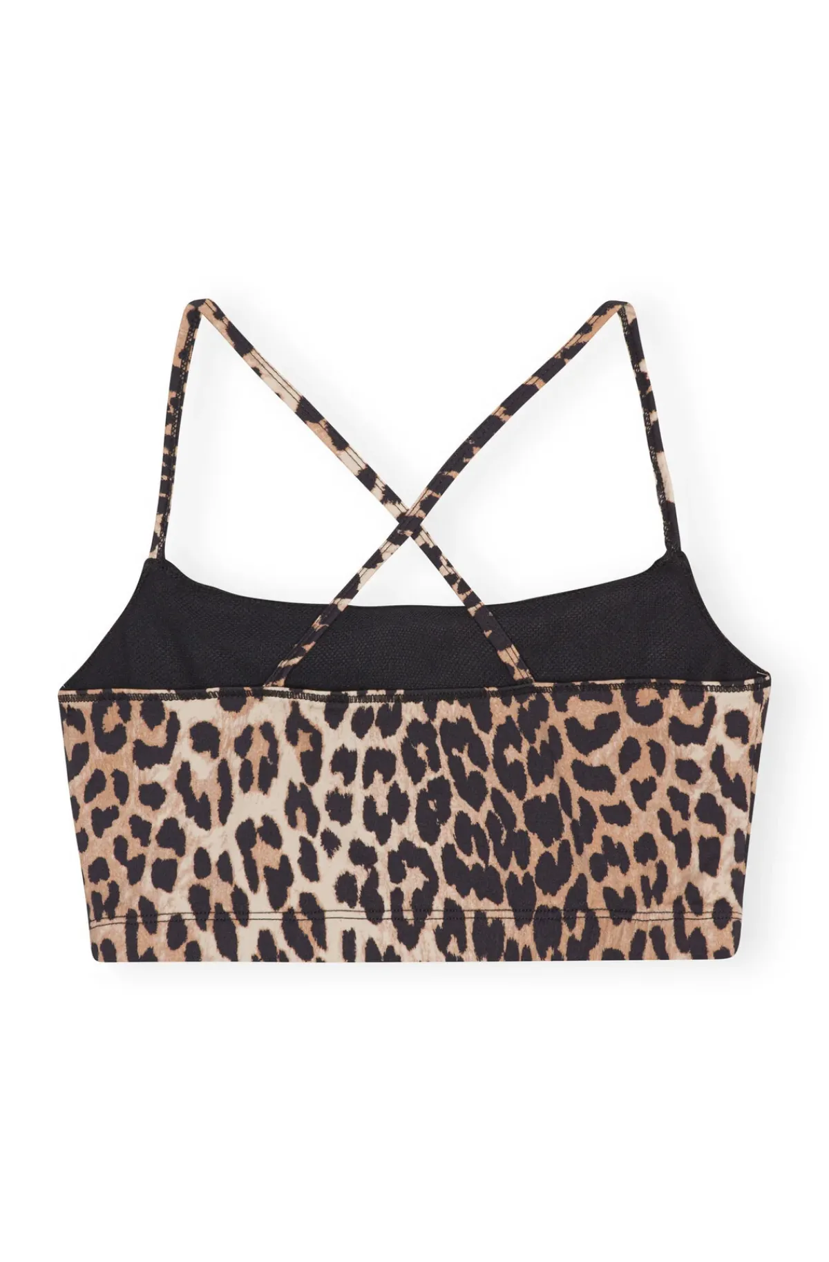 GANNI T3489 Active Strap Top in Leo
