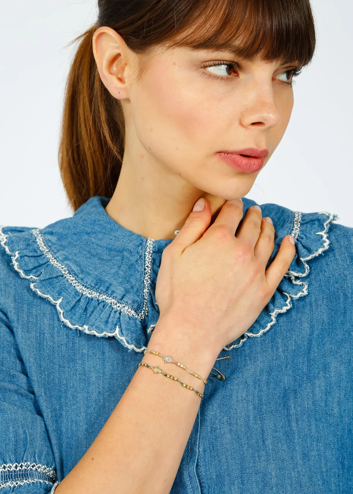 Hanka Gigi Wraps in Green, Peridot