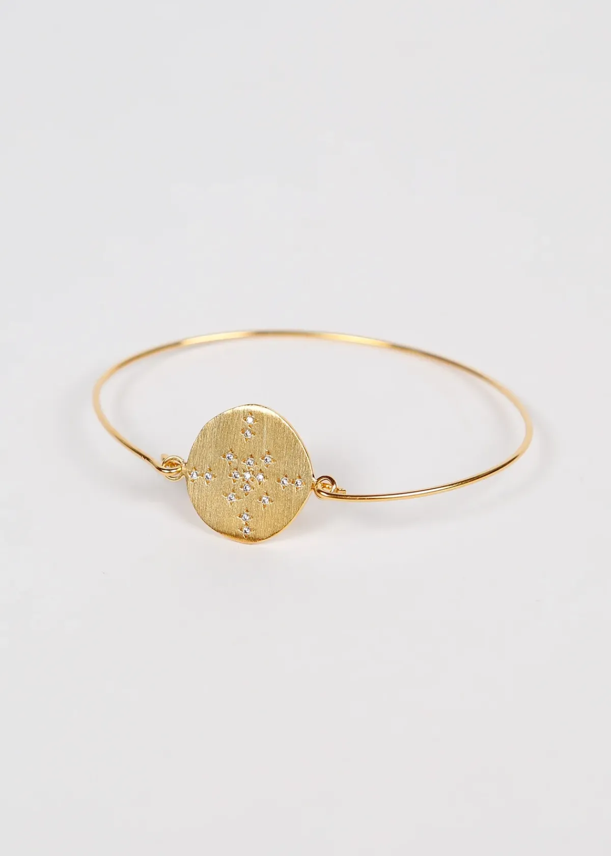 Hanka Hope Jonc Medallion in Star Zirconium
