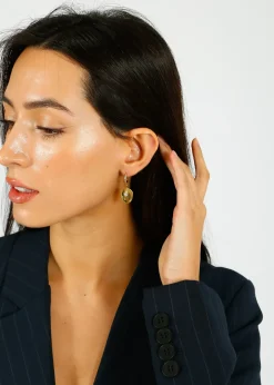 Hanka Single Earring in Lemon Quartz