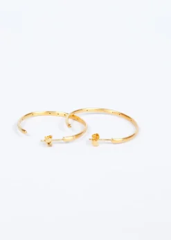 Hanka Star Earrings in Zirconium