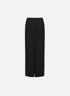 Harris Wharf London HW Superfine Merino Skirt in Black